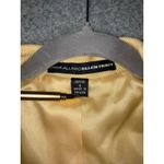 Ellen Tracy  Blazer Jacket Women 4 Petite Double Breasted Butter Yellow Photo 11