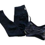 Free People Movement FP Movement Womens black leggings and top workout bundle Photo 0