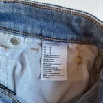 American Eagle  Super Hi-Rise Shortie Women’s Jean Shorts Size 6 Blue Floral Photo 4