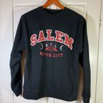 Salem Witch City Crewneck Sweatshirt Size Small Black Craft Witchy Casual Photo 1