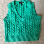 Green Sweater Top Size XS Photo 0