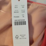 J.Crew NWT Curved Waist Cheeky Bikini Bottom Cotton Terry Salmon Beach Size XL Photo 2