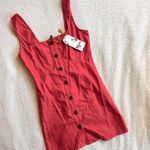 Show Me Your Mumu MUMU linen cora dress in tangerine Photo 1