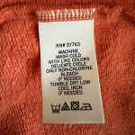 Original Penguin Vintage Orange Full Zip Hoodie Sweatshirt Y2K Large 100% cotton Photo 3