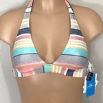 O'Neill New O’Neill stripe bikini top. XS. MSRP$62 Photo 0