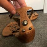 BCBGMAXAZRIA Max Azria Leather Studded Embellished Sandals Photo 3