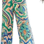 Anthropologie  Maeve Hippie Wide Leg Boho High Waist Pants Size 0P Photo 0