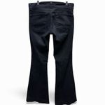J Brand Jeans Women's W-27, Inseam-32 Black Denim Flare 5 Pockets Cotton/Lycra Photo 1