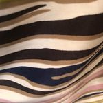 Becca  By Rebecca Virtue Striped Halter Style Ruffle Skirt 1PC Swimsuit Sz. M Photo 6