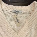 Madewell New With Tags  Arden V-Neck Crop Pullover Sz M Photo 7