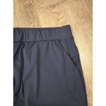 Talbots T By Navy Blue Flowy Wide Leg Casual Pants Size XL Elastic Waist Photo 2