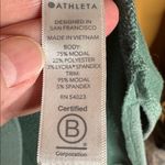 Athleta  Coaster Luxe Sweatshirt Teal Green Size Small Oversized Photo 4