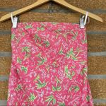 Lilly Pulitzer  Pink Green  Strapless Casual Dress size 8 Photo 2