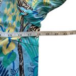 J. McLaughlin  Gardenia Dress Small Blue Multi Equine Garden Catalina Cloth Zebra Photo 8