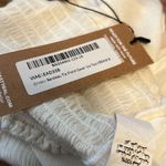 Nasty Gal White Crinkle Bandeau Tie Front Cover Up Top | 4 Photo 5