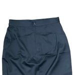 St. John Wool Straight Pencil Mini Office Black Skirt Stretch Zip Back Women 6 Photo 5