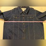 Venezia Vintage NWOT Plus Dark Denim Jean Button Up Jacket Size 2X Blue Photo 10