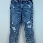Judy Blue  Acid Wash Distressed Ankle Boyfriend Fit Jeans Size 27 Photo 1