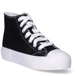 No Boundaries NWT  Black Lace-Up Platform Hi-Top Size 7.5 Sneakers Photo 8