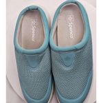 Spenco Bliss Sneaker Mule Womens 10 D Aqua Blue Slip On Casual Comfort Shoes Photo 3