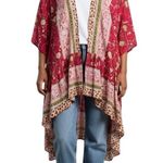 Umgee  kimono Duster Open Front Floral Print Lightweight Bohemian Festival Cover Photo 0