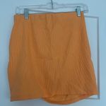 ZARA  Orange Mini Skirt Photo 2
