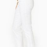 Lilly Pulitzer South Ocean High Rise Straight Leg Jeans in Resort White Size 0 Photo 3