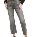 Pistola Women Ally High Rise Earl Grey Vintage Ankle Boot Jean Distressed Hem 28 Photo 0