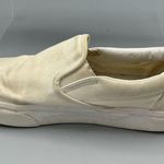 Vans White Distressed Grunge Slip-on Shoes US Unisex Canvas Sneakers 508731 Photo 11