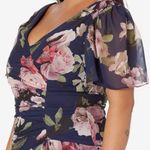 XScape floral tiered chiffon lined gown women size 4 Photo 1