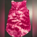 Lucky Brand Pink Tie Dip Dye Sleeveless Top Boho Floral Print Women's Sz… Photo 6