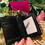 Betsey Johnson Pink Heart Keychain Wallet Card Case Snap Closure NWT Photo 1