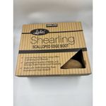 Kirkland Signature  Women's Shearling Scalloped Edge Suede Boot Tan NEW Size 11 Photo 10