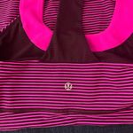 Lululemon Paris Hyper Stripe Glo Light Energy Tank Top Pink Photo 1