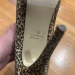 Just Fabulous leopard print faux suede stiletto high heel ankle boots size 9. Photo 7