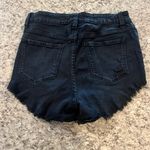 Eunina Black Distressed Denim Shorts Photo 2