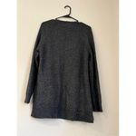 Fat Face Sweater Women's 8 Blue Knitted Cardigan Open Front Long Sleeves Pockets Photo 1