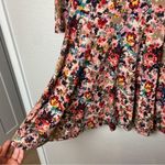 Xhilaration  Bright Floral Print Stretchy Dress with Back Detail Size M Photo 1