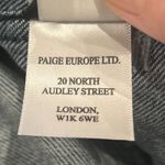 Paige  Denim Rowan Jacket Womens XS Raw Hem Blue Jean Pockets Photo 4