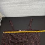 Cabernet Brown Animal Print Scoop Neck Wide Straps Short Night Gown Size 3x Photo 6