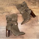 Coach  Alexandra Fatigue Green Mid-Calf Bootie Olive Heeled Boots Photo 12