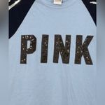 PINK - Victoria's Secret  Soft Blue Tee Photo 2