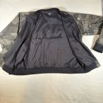 ALBION FIT Womens Large Camo Bomber Zip Up Jacket Lightweight Loose Active Soft Photo 4