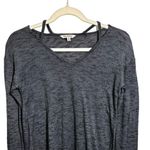 Juicy Couture Women's Size XS Long Sleeve Shirt Cut Out Shoulder Top Knit Blouse Photo 1