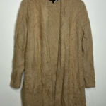 Banana Republic  tan eyelash open‎ cardigan pockets women’s size medium Photo 0