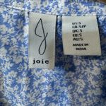 Joie  Dress Floral Cotton Shift Dress Blue White Sleeveless Midi Size Small NWOT Photo 6
