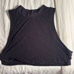 Lululemon  black swirl design crop tank Photo 1