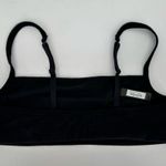 SKIMS Logo Pointelle Scoop Neck Bralette in Size 2X Color Soot Black NWT Photo 5