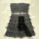 NWT VELVI GEORGIA Mini Tulle Black Dress‎ Sz XS Photo 4