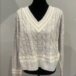 Cozy Cable Knit V Photo 0